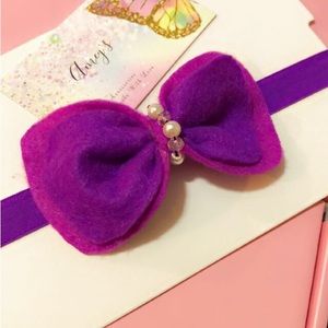 baby headband made of felt